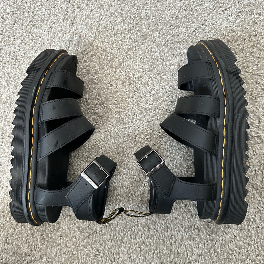 Dr. Martens Black Sandals